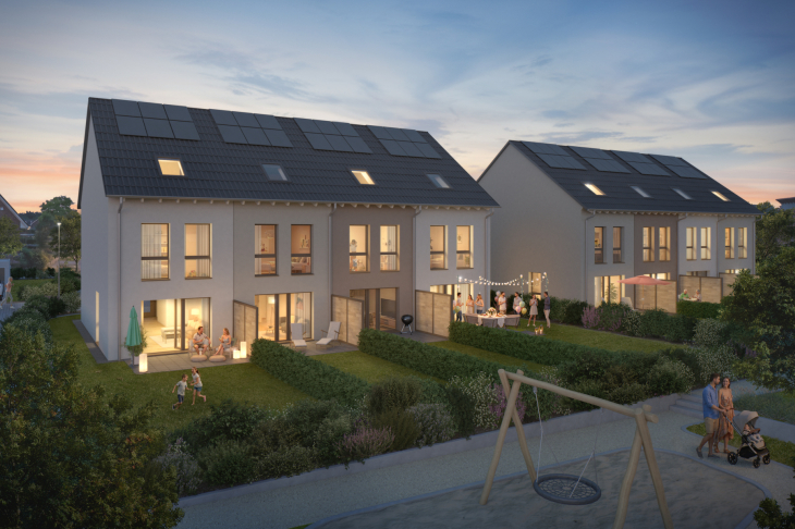 Modernes Neubau Reihenendhaus in Kempen - Green Living im NYOO GARDEN Reihenendhaus in Kempen