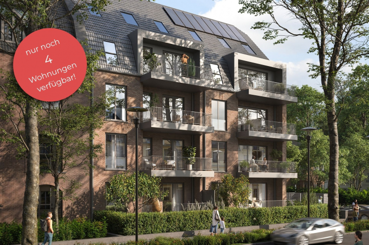 **ROON75** Modernes Stadthaus mit acht exklusiven Neubau-Eigentumswohnungen im noblen Bismarckviertel Erdgeschosswohnung in Krefeld / Cracau (Bismarckviertel)