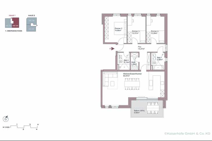 ?®Kaiserhöfe Krefeld_Grundriss WE04